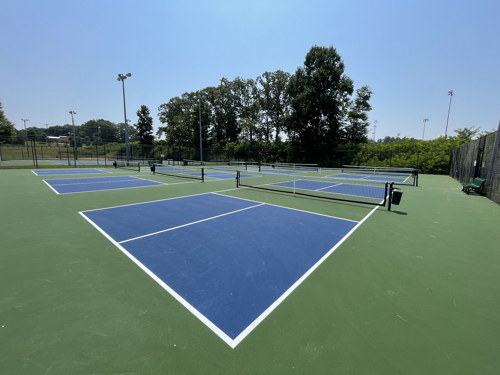 Day 210 - New Courts! These new courts just opened in Canton, Georgia. More pickleball!!